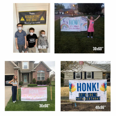 Happy birthday banner personalized, Birthday Banner for boys, Custom birthday banner, yard banner, birthday yard decoration, polka dot decor