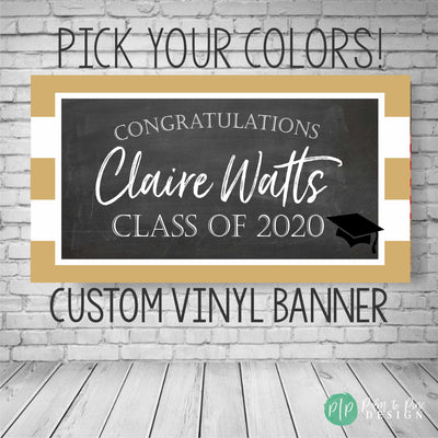Graduation Banner, Graduation Decor, Graduation Party Banner, Graduation Printable Backdrop, Custom Graduation Banner, Class of 2023 Banner