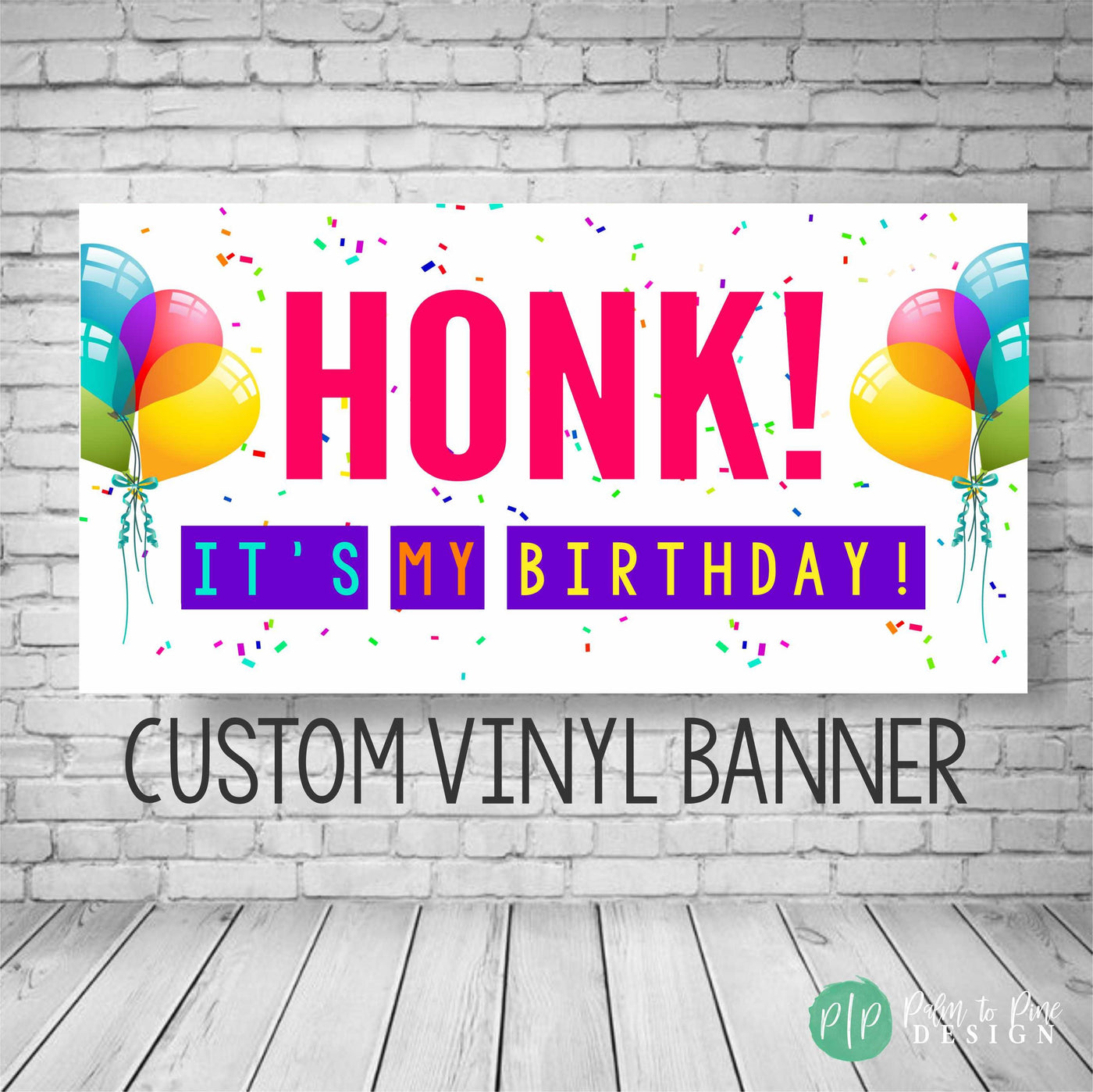 Honk Birthday Banner