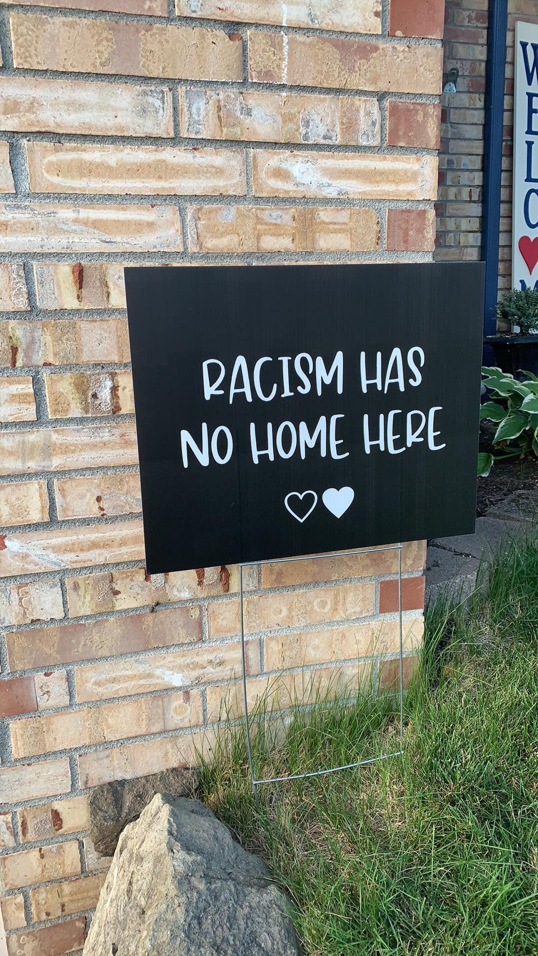 Anti-Racism Sign