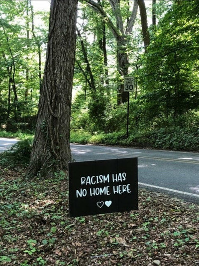 Anti-Racism Sign