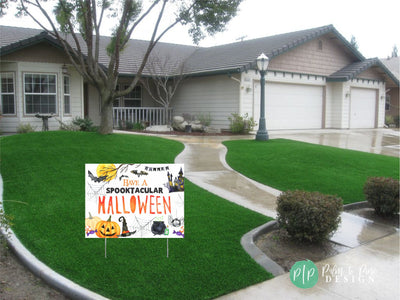Halloween yard sign