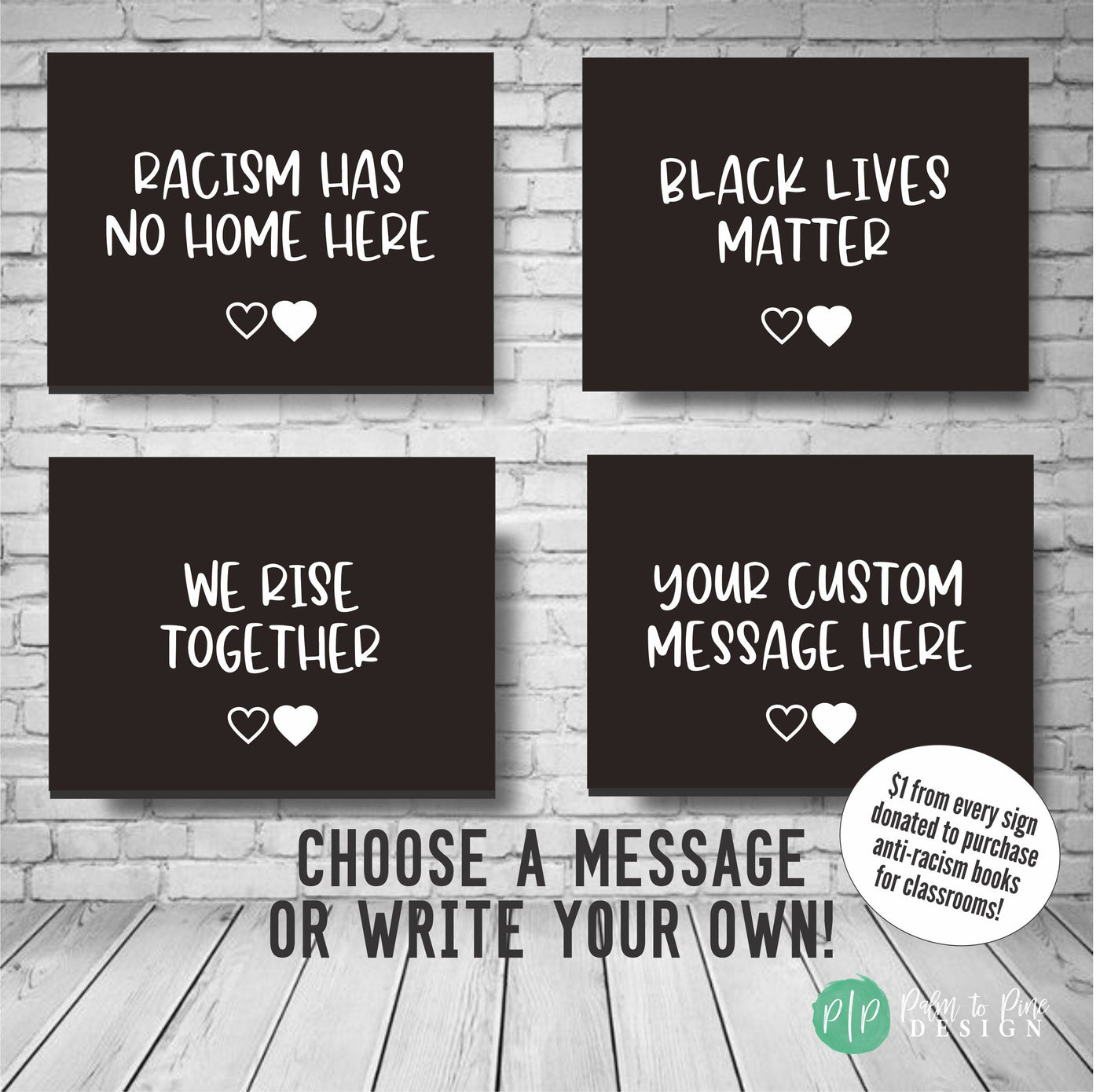 Anti-Racism Sign