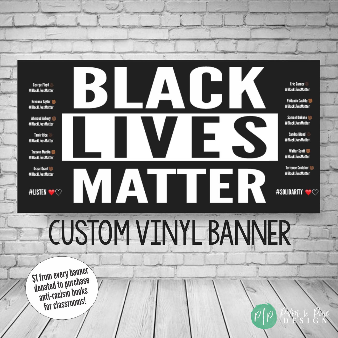 Black Lives Matter yard sign