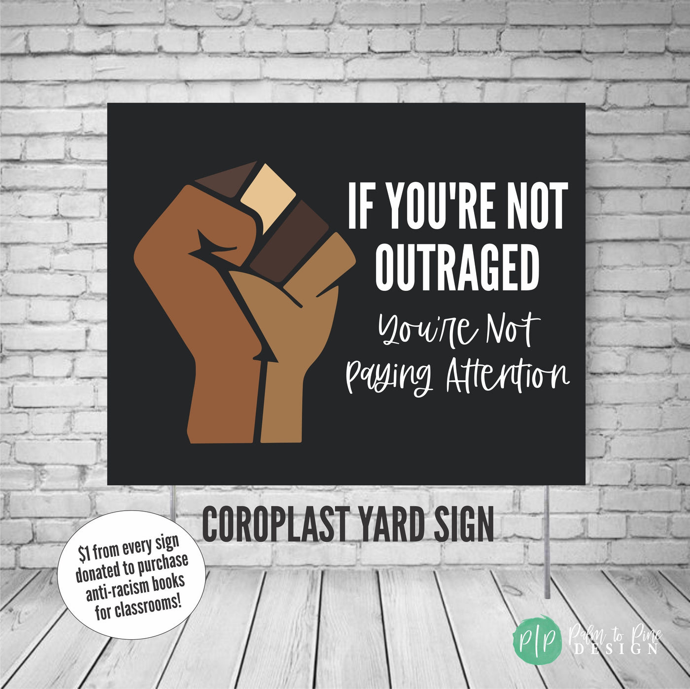 Black Ally, BLM yard sign, silence is violence, Proud Ally, Black Lives Matter yard sign, Anti Trump Sign, black lives matter sign for yard