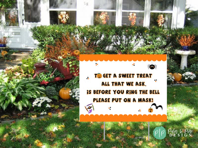 Quarantine Halloween Sign