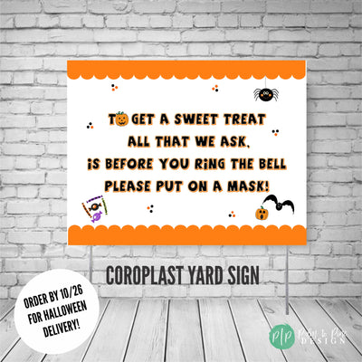 Quarantine Halloween Sign