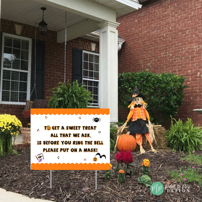 Quarantine Halloween Sign