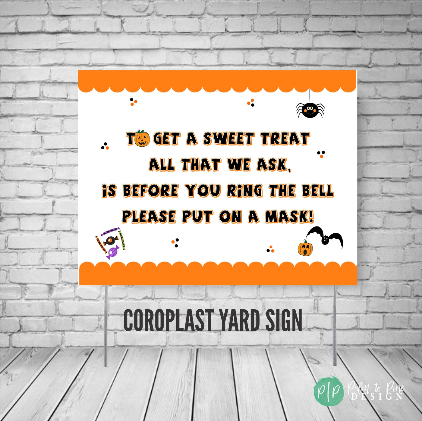 Quarantine Halloween Sign