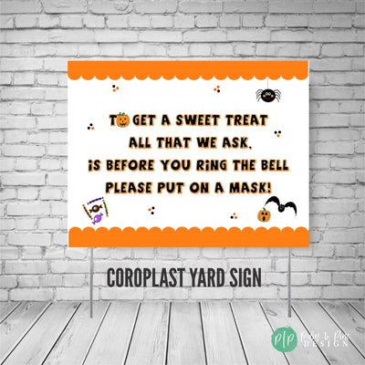 Quarantine Halloween Sign