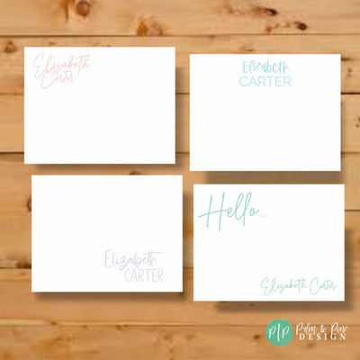 Stationary Set, Personalized Cards, Personalized Note Card, Personalized Stationary, Stationary Cards, Teacher Gift, Stationery Personalized