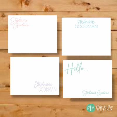 Stationary Set, Personalized Cards, Personalized Note Card, Personalized Stationary, Stationary Cards, Teacher Gift, Stationery Personalized