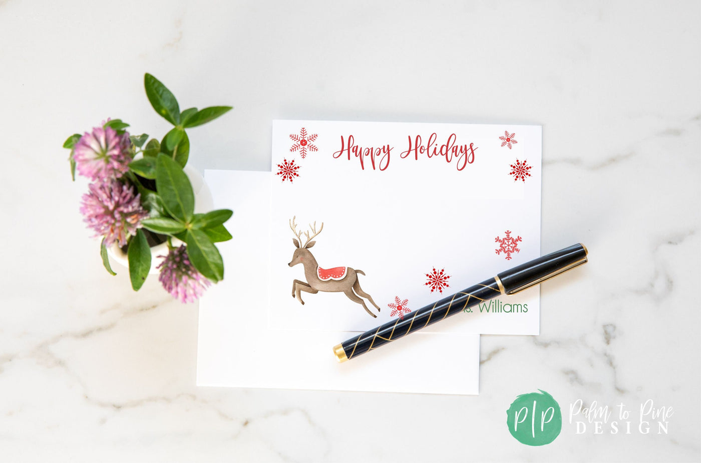 Personalized Holiday Stationery, Holiday Thank You Cards, Christmas Stationary Cards, Teacher Stationary, Custom Stationary for Teachers