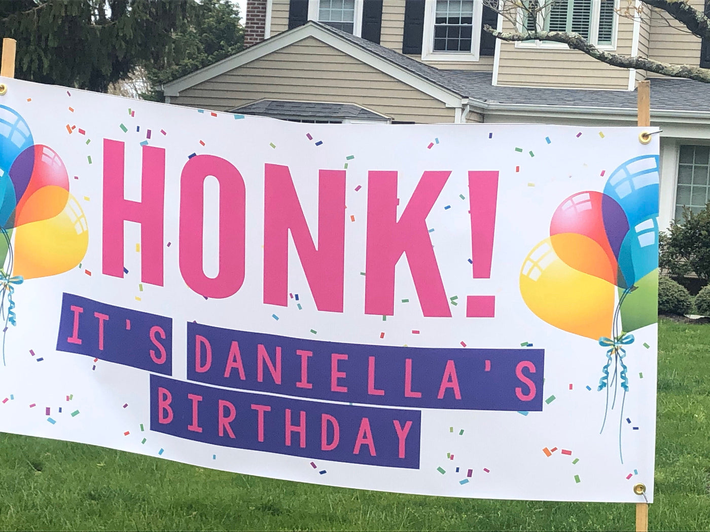 Honk Birthday Banner