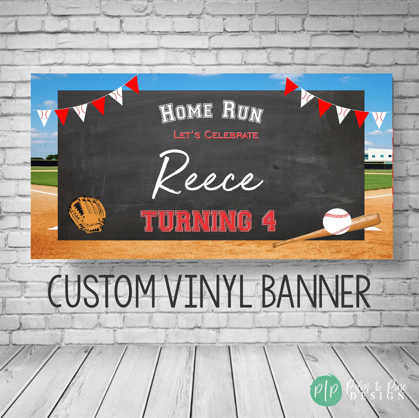 Baseball Birthday Banner, Baseball Party Decor, Baseball Birthday Decoration, Baseball Backdrop, Birthday Banner, Vinyl Banner Custom, Boy