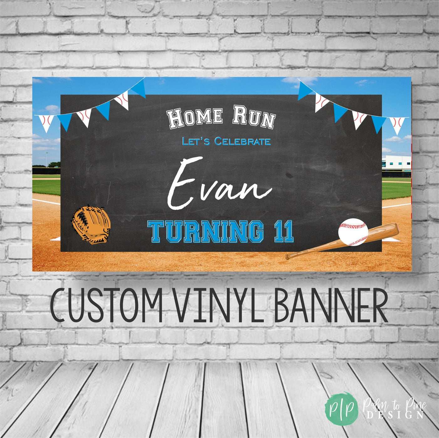 Baseball Birthday Banner, Baseball Party Decor, Baseball Birthday Decoration, Baseball Backdrop, Birthday Banner, Vinyl Banner Custom, Boy