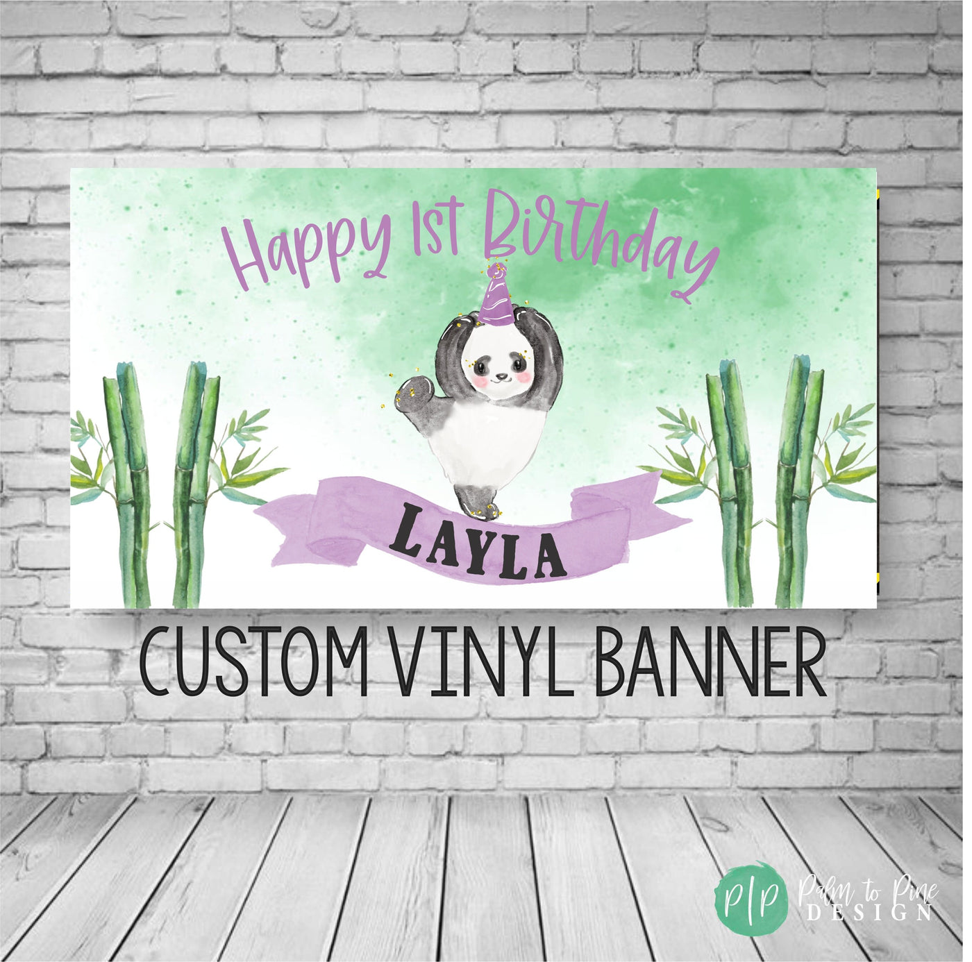 Panda Birthday Banner, Panda Birthday Party, Panda Birthday Backdrop, Panda banner, Panda Party Decoration, Panda Photo Backdrop, Panda Sign