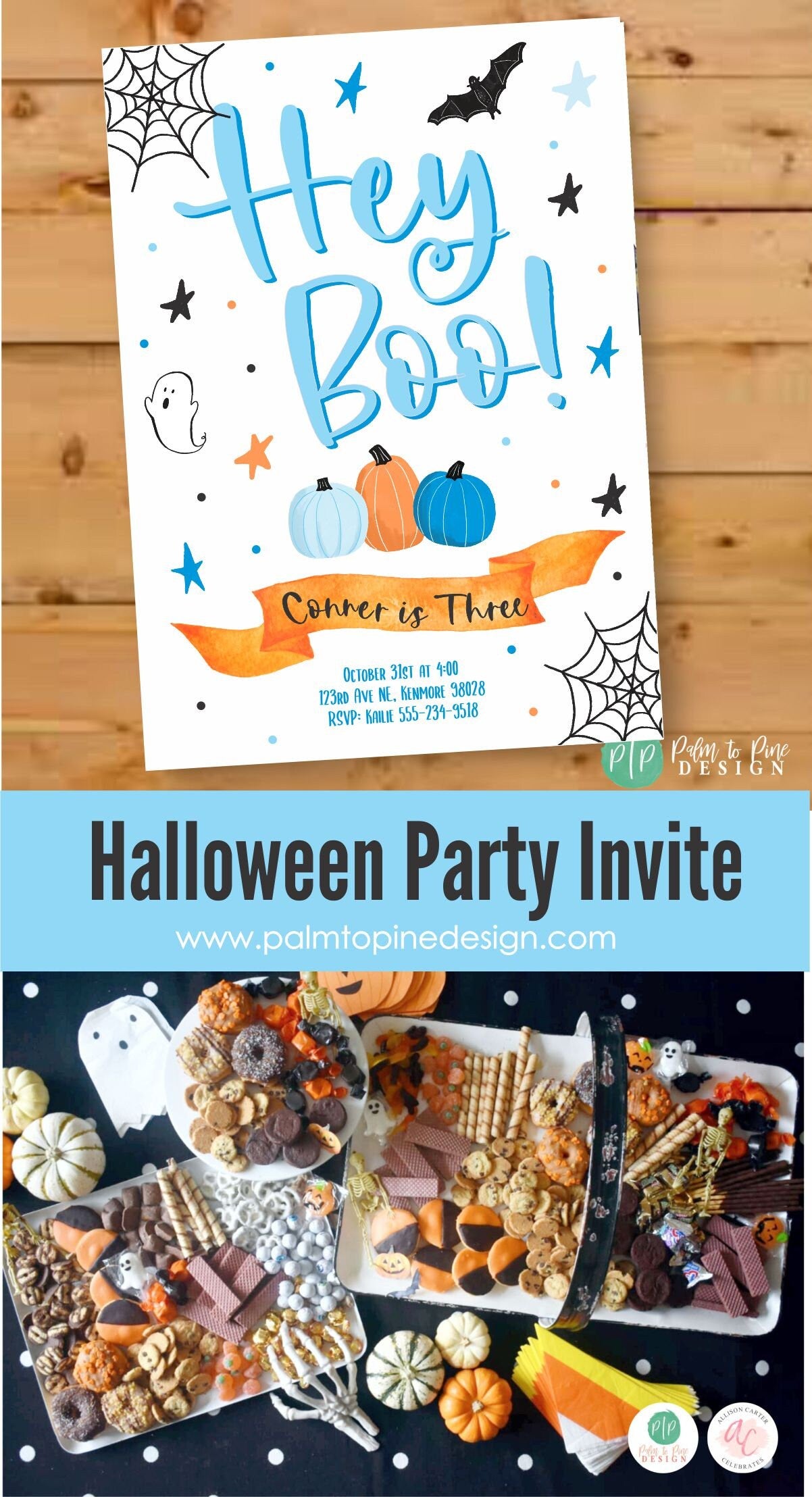 Halloween Birthday Invite