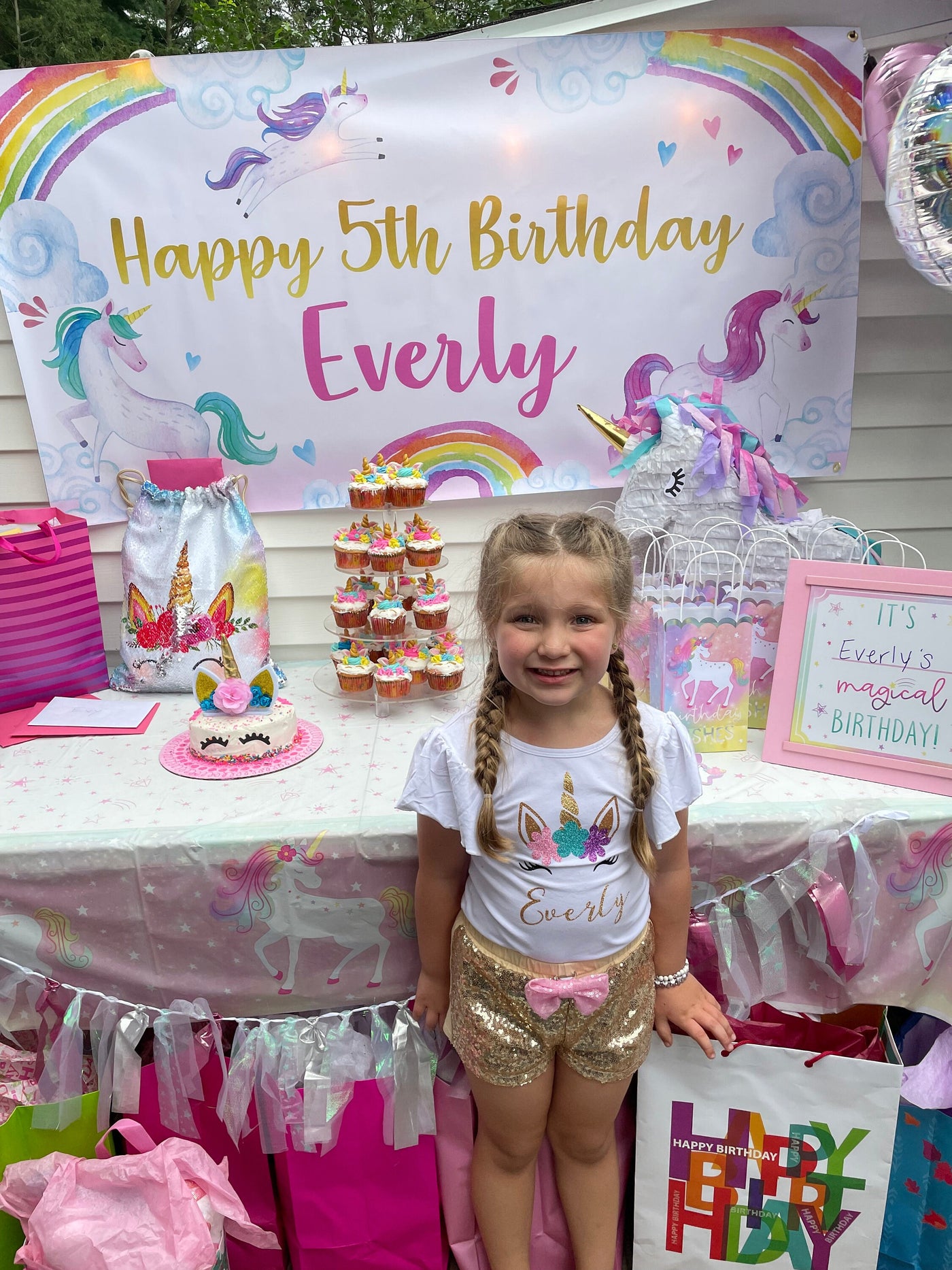 Unicorn Birthday Banner, Unicorn Birthday Party, Unicorn Birthday Backdrop, Unicorn banner, Unicorn Party Decoration, Unicorn Photo Backdrop