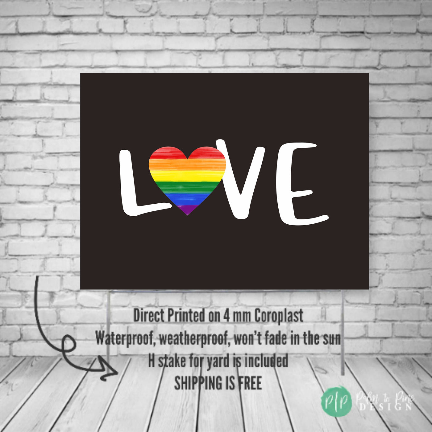 LGBT, Love yard sign, Pride Yard Sign, Pride Flag, Love is love, Pride Rainbow, Gay Pride Sign, Gay Pride Lawn Sign, Ally Yard Sign, LGBTQA+