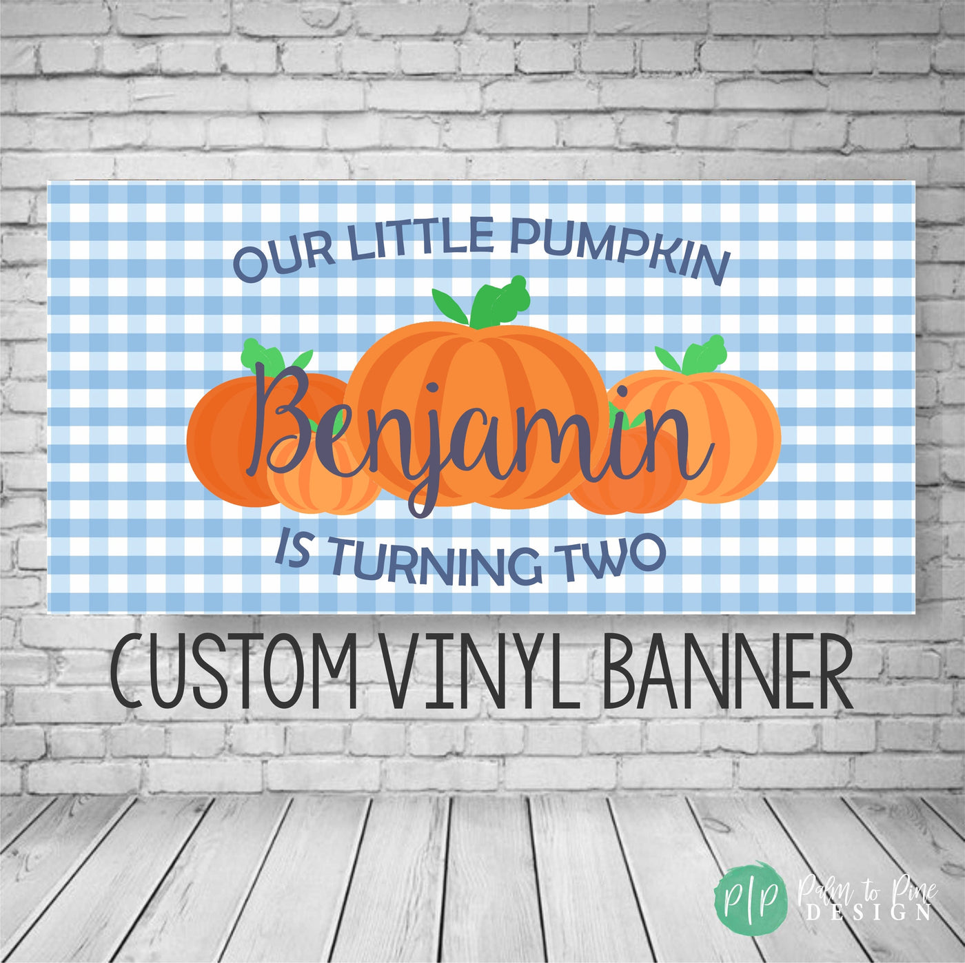 Our Little Pumpkin Birthday Banner