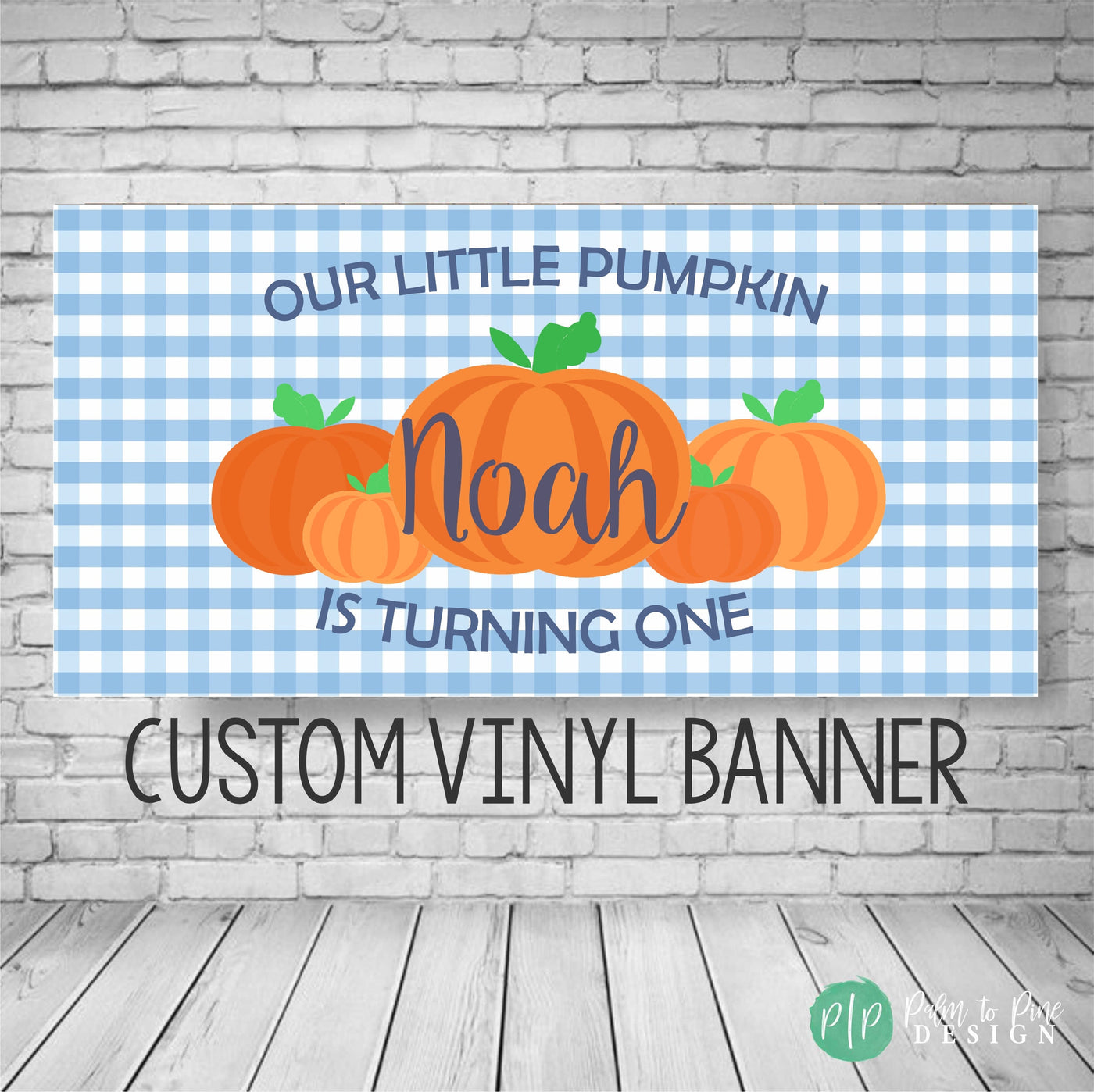 Our Little Pumpkin Birthday Banner