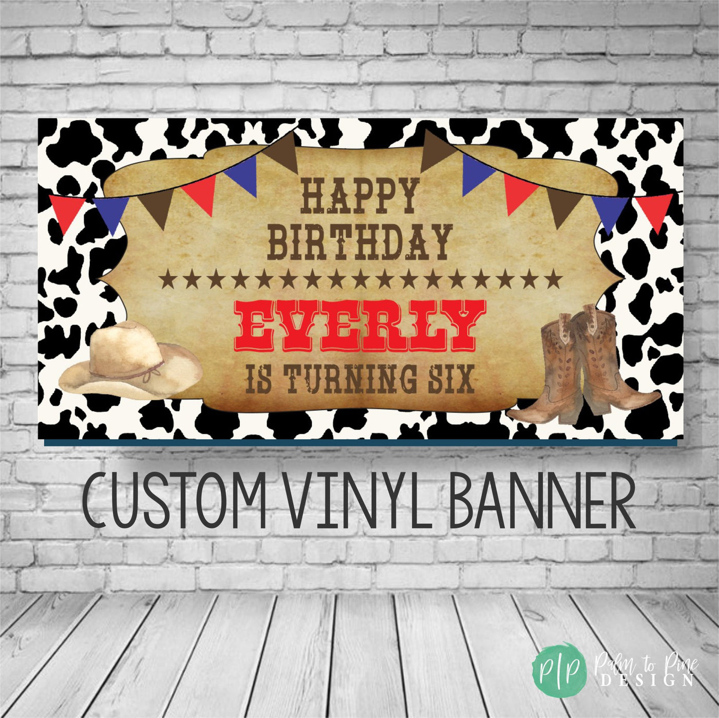 Cowboy Birthday Banner, Cowboy Party Decor, Cowgirl Birthday, Western Birthday Banner, Birthday Banner, My First Rodeo, My Second Rodeo, Cow