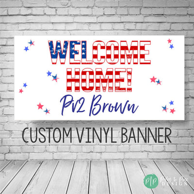 Welcome home military banner, Welcome home military sign, Memorial day banner, Military banner, patriotic banner, Veteran's Day Banner, USMC