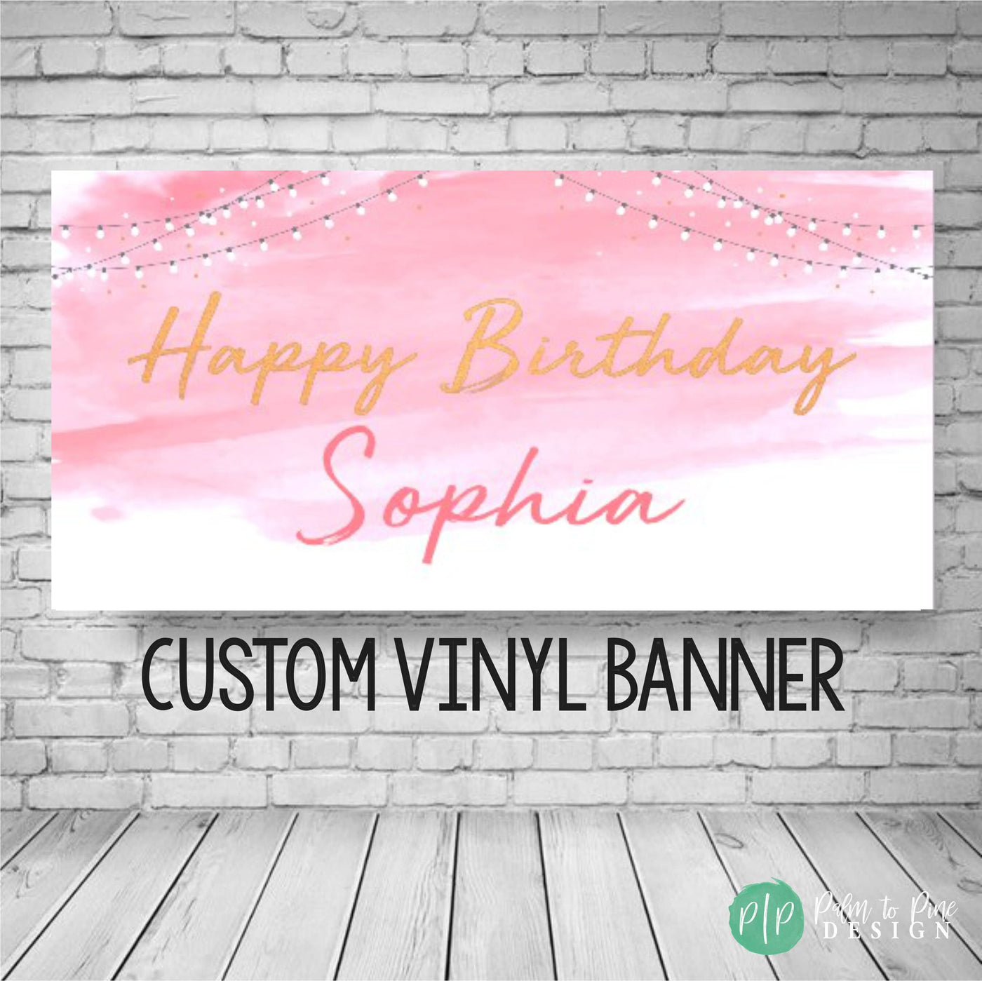 Birthday Banner, birthday sign, yard banner, happy birthday banner for yard, custom birthday yard decorations, teen girl banner, pink