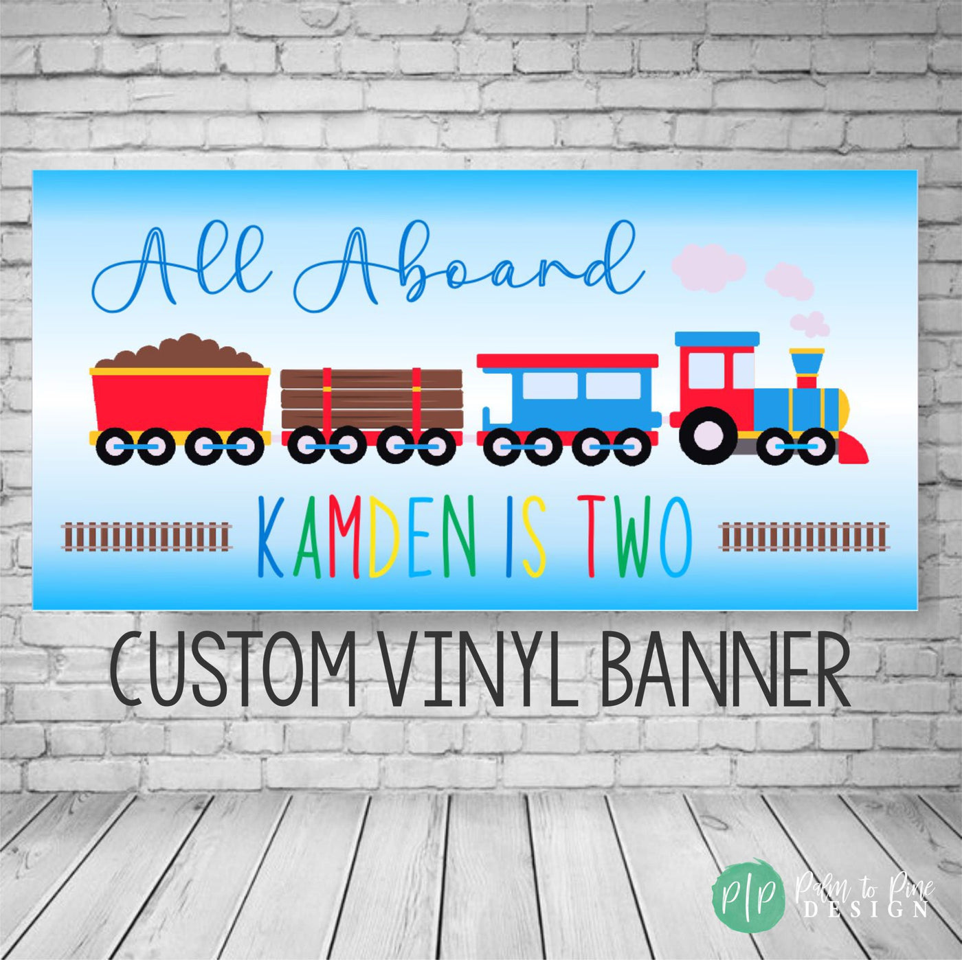 Train Birthday Banner, Train Banner, Train Birthday Party, Train Party Decorations, Birthday banner for boys, All Aboard Train Banner