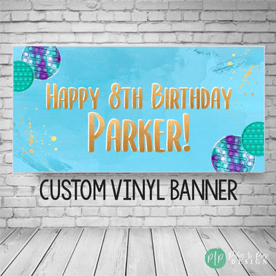 Pop It Birthday Banner, Pop It Birthday Party, Pop It Birthday Backdrop, Pop It banner, Pop It Party Decoration, Pop It Photo Backdrop