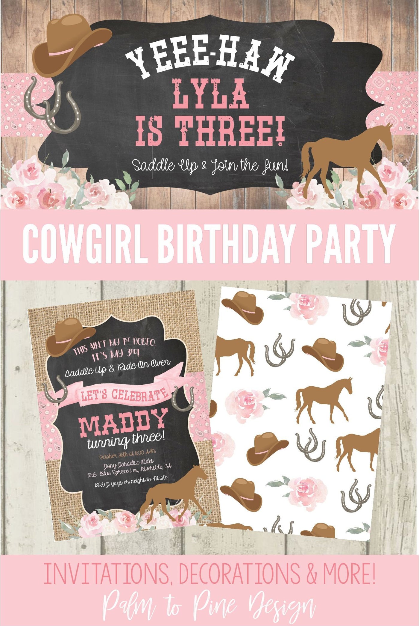 Cowgirl Birthday Party Decor, Western Birthday Party, Horse Birthday Signs, Cowgirl Birthday Decor, Watering Hole Sign, Cowgirl Welcome Sign