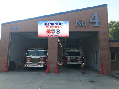 First Responders Appreciation Banner, National First Responders Day Decor, First Responders Appreciation Sign, Emergency Responders Banner