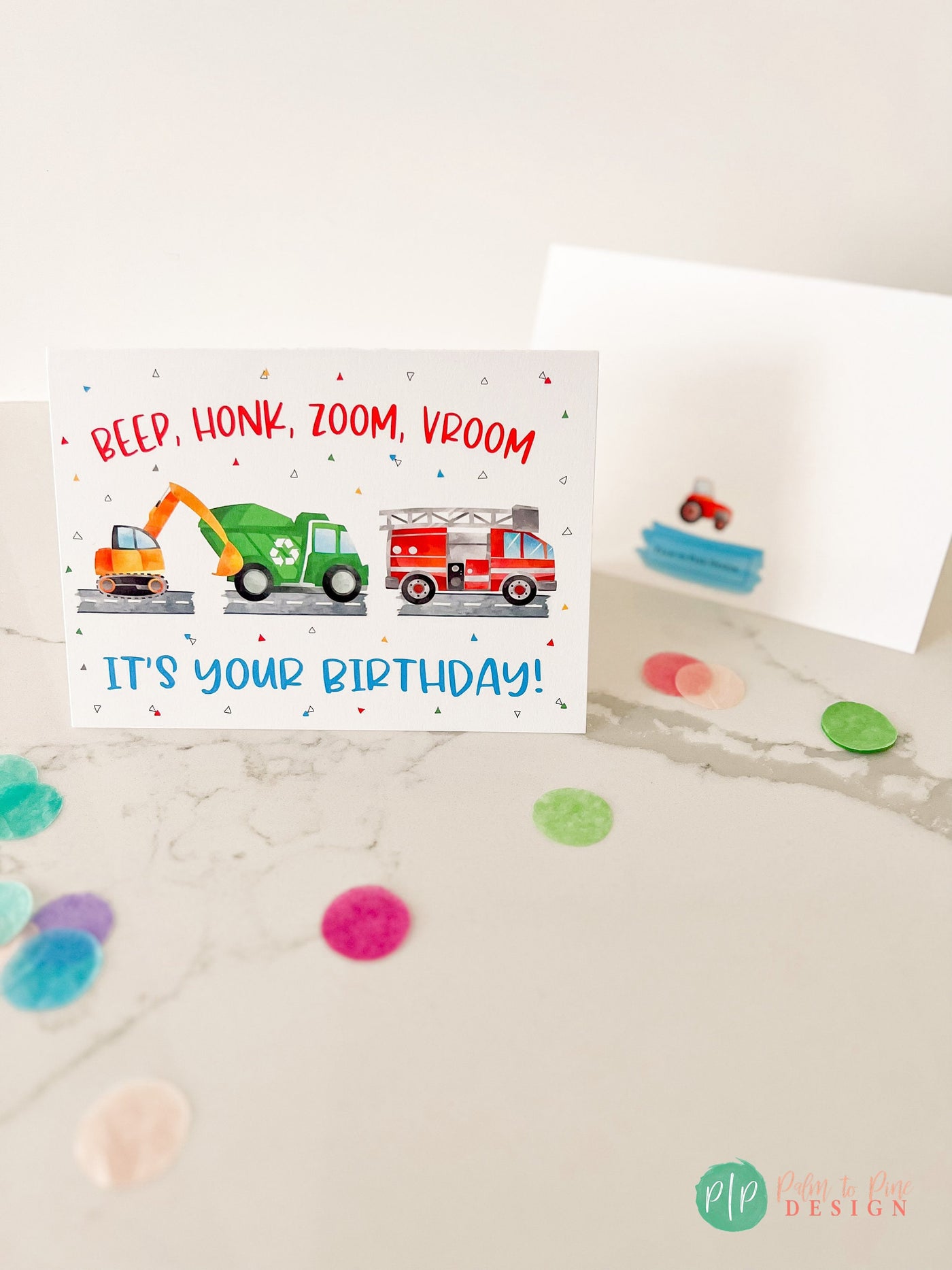 Happy Birthday Card, Transportation Birthday Card, Kids Birthday Greeting Card, Kid Birthday Personalized Card, Transportation Birthday Card