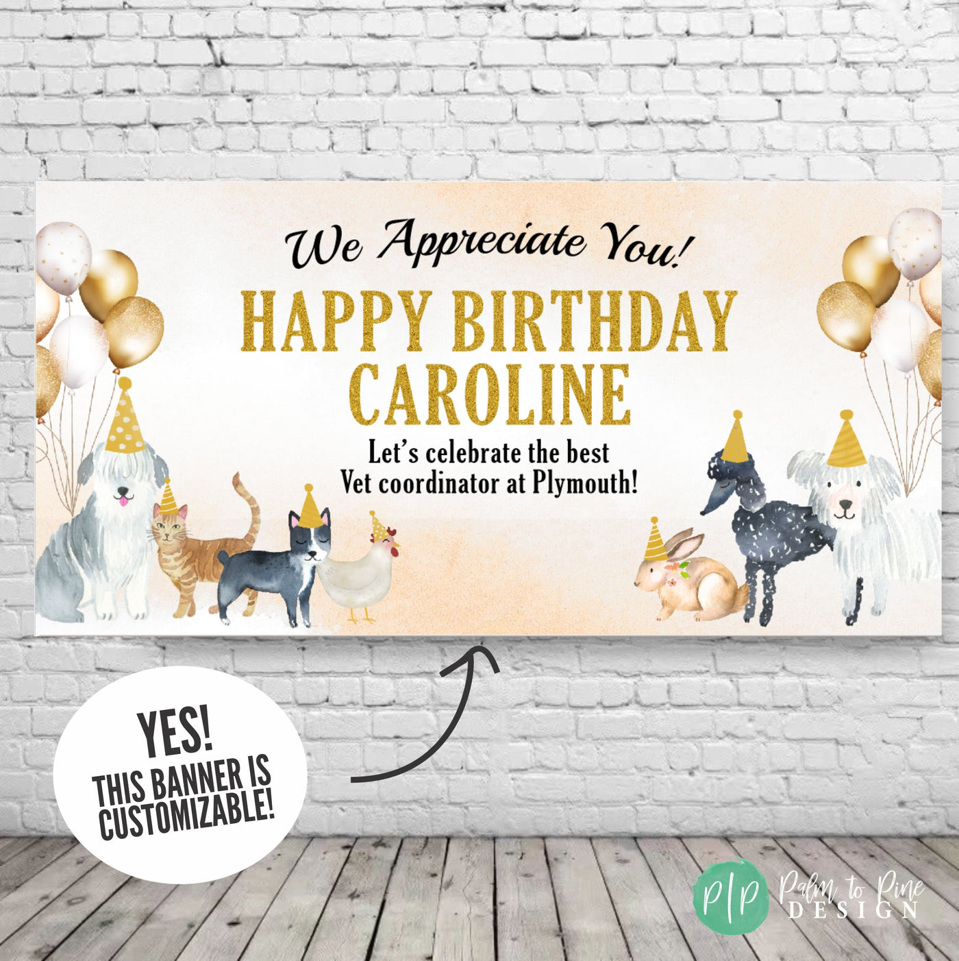 Veterinary Receptionist Week Banner, Veterinary Employee Anniversary Banner, Veterinary Appreciation Backdrop, Thank You Veterinarian Sign