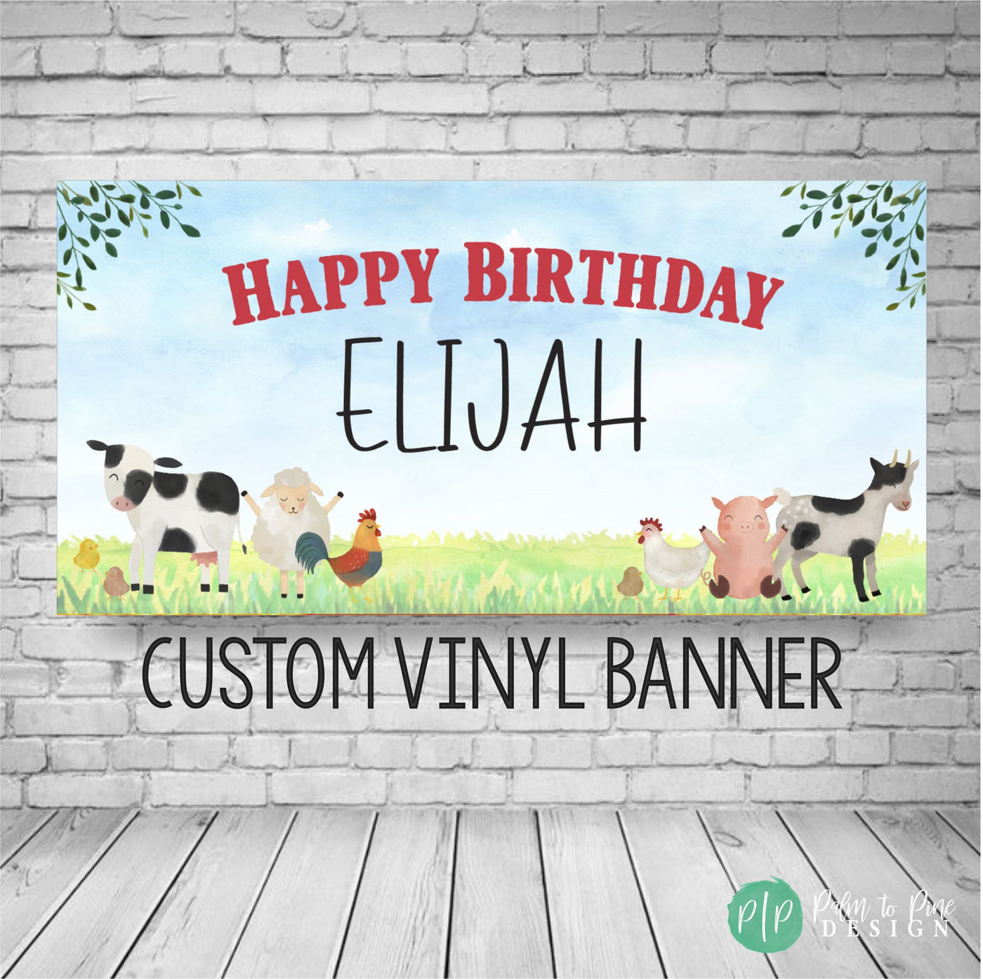 Barnyard Party Decor, Farm Birthday Banner, Farm Birthday Sign, Farm Party Birthday, Farm Animal Banner Birthday Decor, Barn Animal Party,