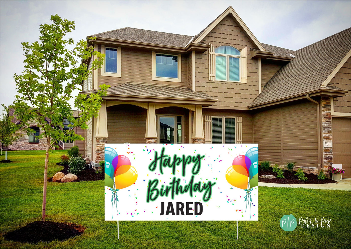 Happy Birthday Personalized Banner, Custom Birthday Banner, Birthday Party Decorations, Birthday Yard Decorations, Birthday Party Backdrop