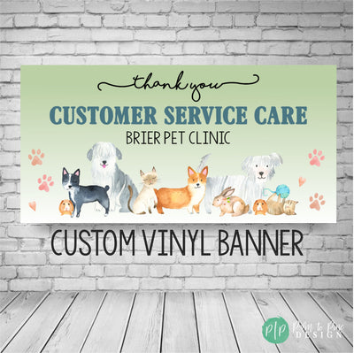 Veterinary Technician Week, Veterinary Receptionist Week Banner, Veterinary Appreciation Banner, Vet Tech Sign, Thank You Veterinarian Sign