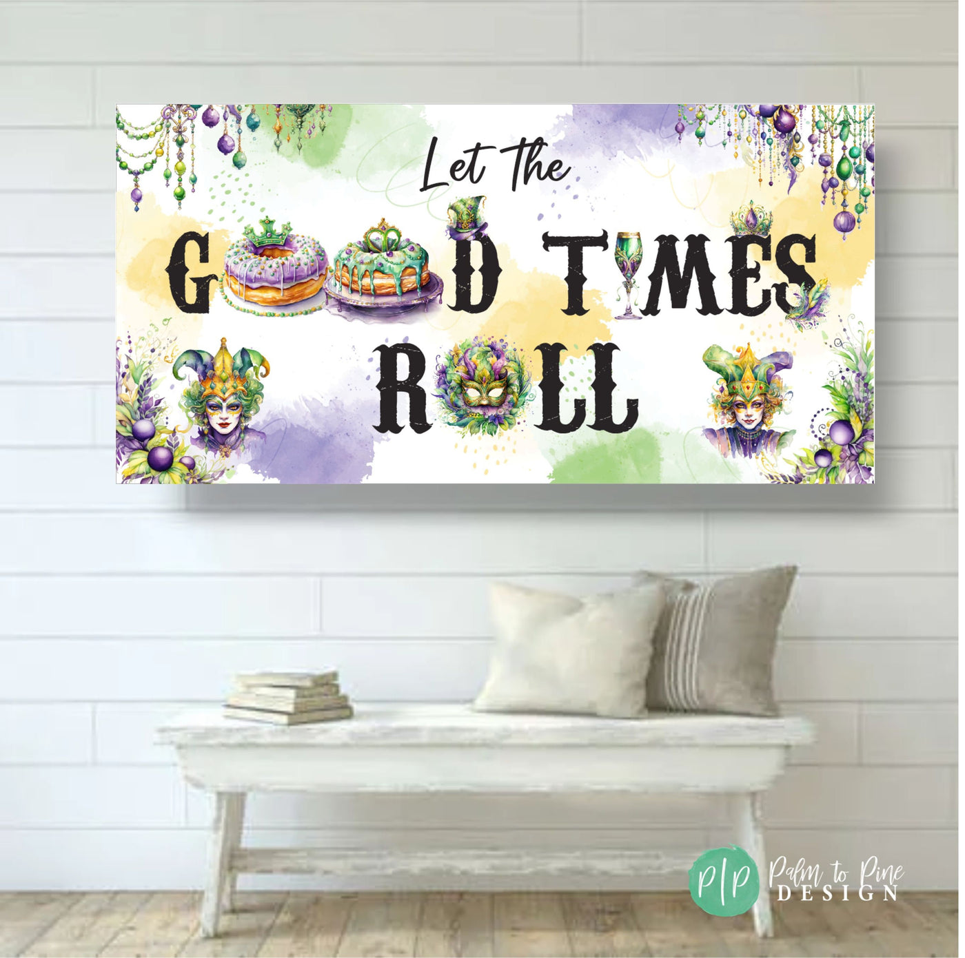 Mardi Gras Party Banner, Fat Tuesday Decoration, Mardi Gras party decor, Mardi Gras Personalized banner, New Orleans Custom Party Backdrop