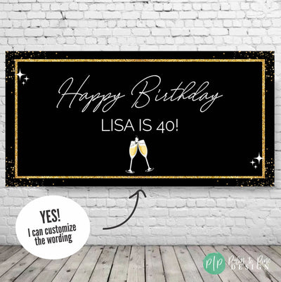 Personalized Birthday Banner