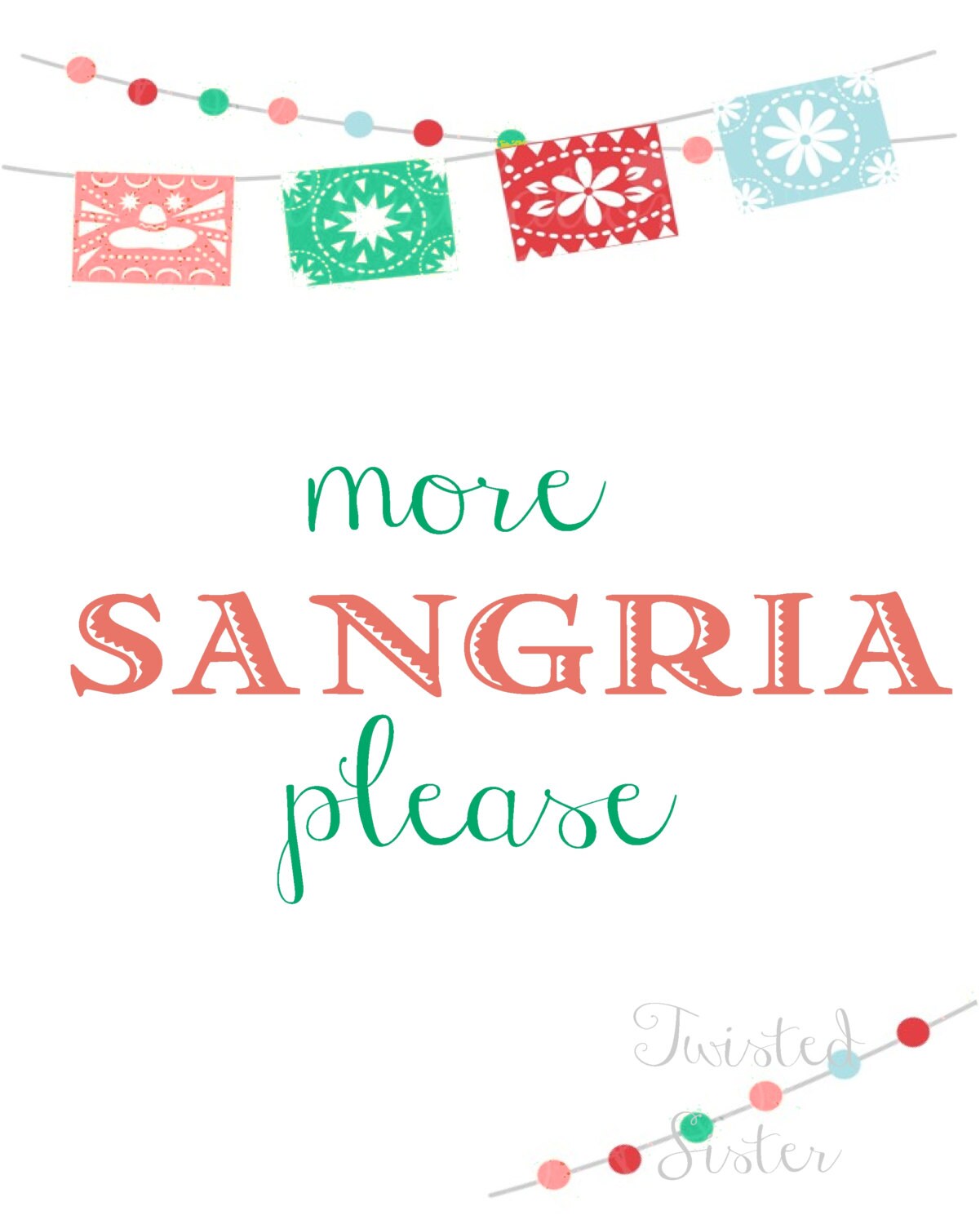 Margarita Bar Sign, More Margaritas Please, Fiesta Bridal Shower, Sangria Bar Sign, Bridal Shower Decor, Fiesta Bridal Shower Decorations