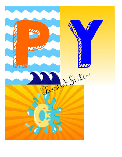 Pool Party Banner, Splash Party Decorations, Splish Splash Birthday Decor, Happy Birthday Banner, Pool Party Decorations, Splish Splash Bday