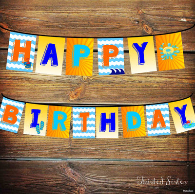Pool Party Cupcake Toppers, Splash Party Decorations, Splish Splash Birthday Decor, Cupcake Toppers, Pool Party Decorations, Splish Splash