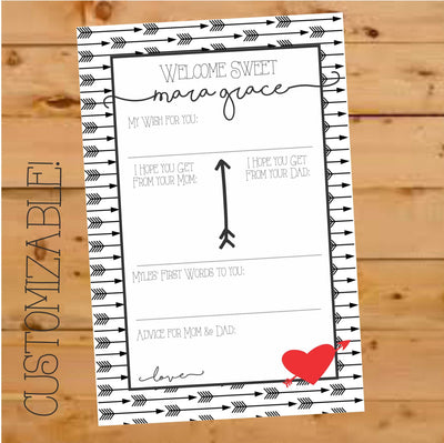 Valentine's Birthday Invite, Heart and Arrow Birthday Invite, Black and Red Birthday Invitation, First Birthday Invitation, Valentine's Bday